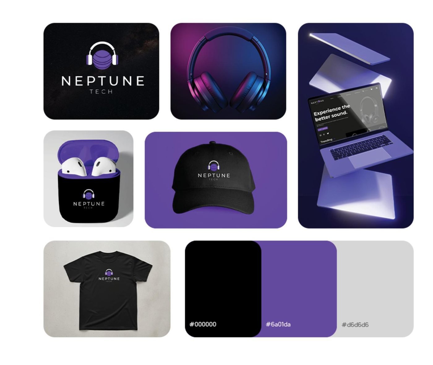 Neptune Tech brand identity
